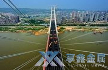 享鑫矩形管應用案例之江津鼎山長江大橋